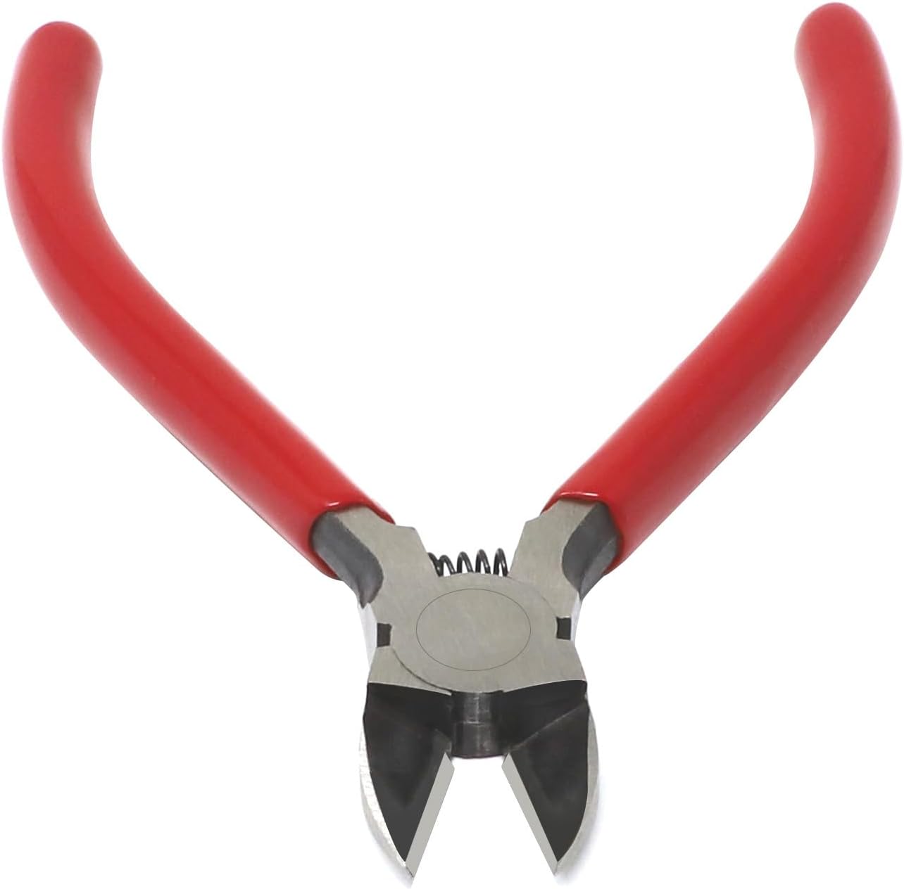 iexcell 4.0" Flush Cutter Side Cutter Wire Cutter Pliers Nippers Repair Tool, Red, Chrome-Vanadium Steel
