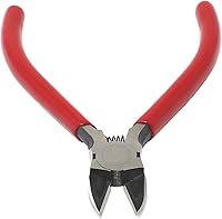 Vista 4 de iexcell - Alicates cortacables (10,2 cm, mango de color rojo, acero cromo-vanadio)