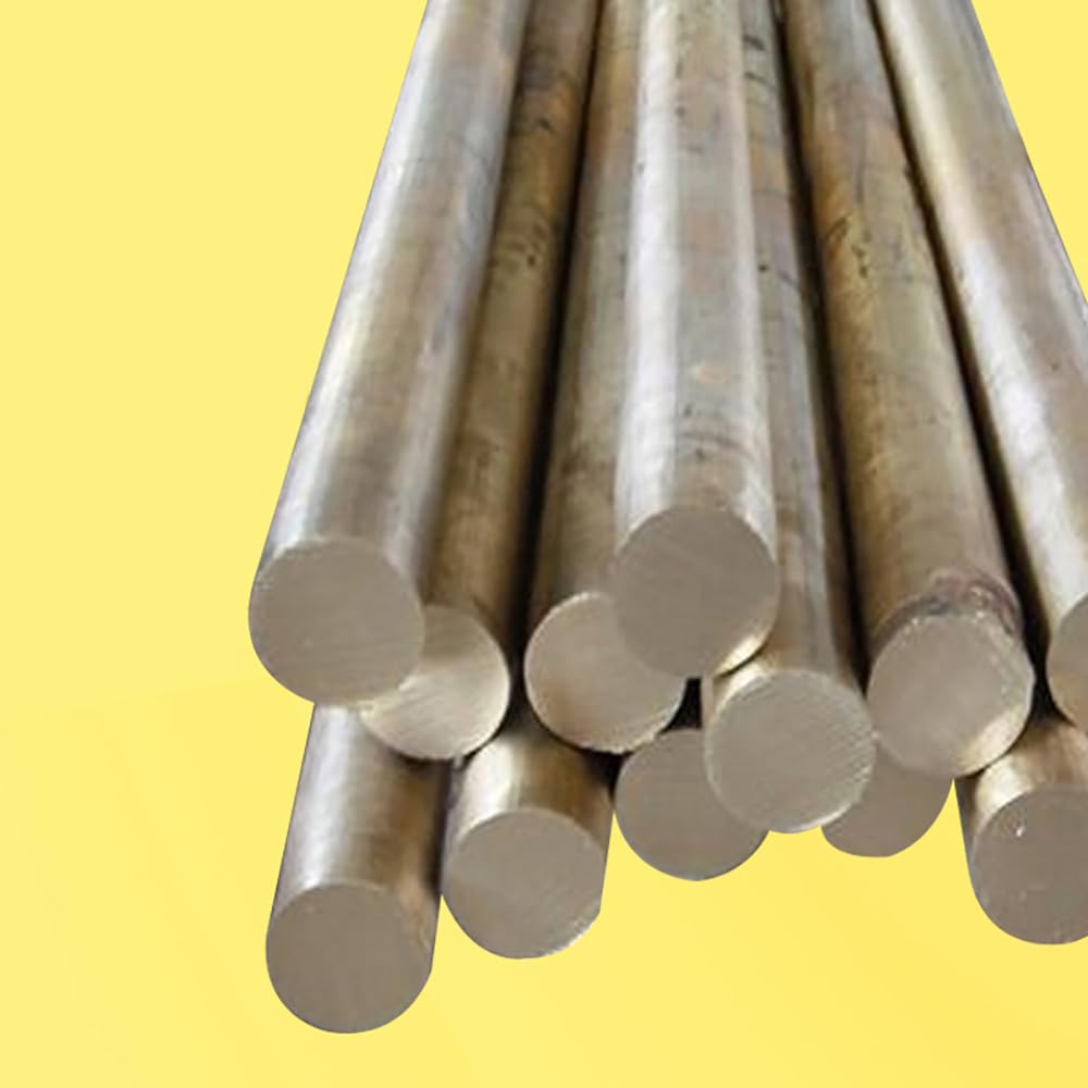 Barra tonda in bronzo stagnato, lunghezza barra piena 300 mm, lavorazione dei metalli, diametro 10 mm, 12 mm, 15 mm, 18 mm, 20 mm, 25 mm utensili(15x300mm)