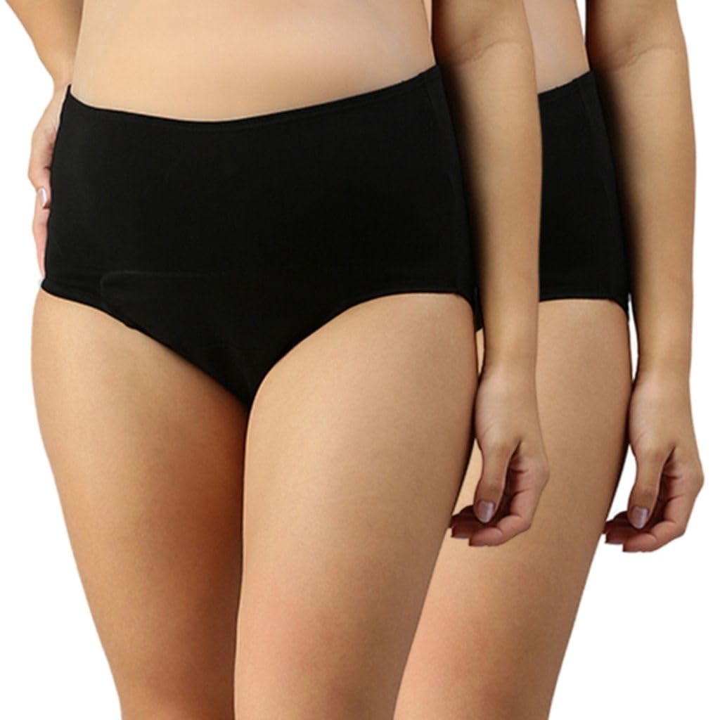 morph maternity | Maternity Hygiene Panties for Women | Hygiene Anti-Bacterial, Anti-Microbial & Moisture Wicking | Full Coverage Panties | Soft Comfy Cotton | Pack of 2-picture-11