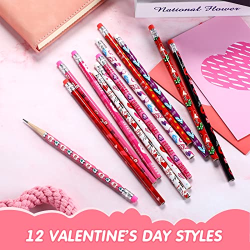 Lápices de grafito Marspark 48 pcs para San Valentín miniatura 3