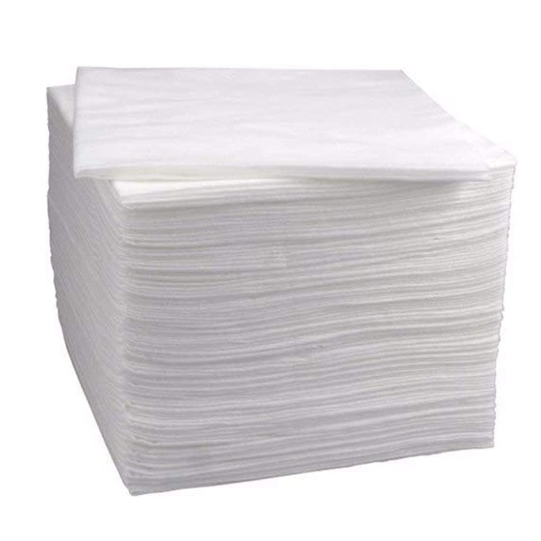 SWEETPEA.Fx�Soft Disposable Non-Woven Cloth/Fabric Facial Tissue | Dry Wipe Cleaning Beauty Towel Salon Use Makeup Removal | Durable Multi-purpose Tissue Napkin Dry Hanky ((12 * 12 100pcs))