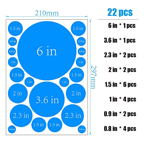 12 Sheet Multi-Color Decoration Diy Dot Pvc Stickers, 254 Pcs Vinyl Wall Dots Decals For Living Room Bedroom Children's Room Glass Window Wall Stickers Peel And Stick Wall Decals Stickers Pack. #TOP1