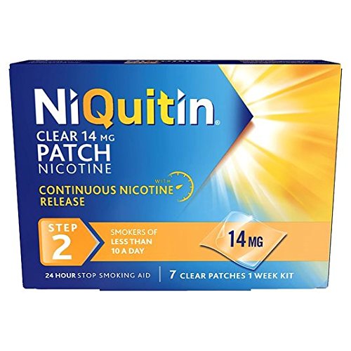 NiQuitin CQ Clear 14mg Patch Step 2 7 per pack