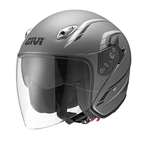 Givi HPS 20.6 Jet Fibre de Verre J2 casque moto ouvert léger et résistant