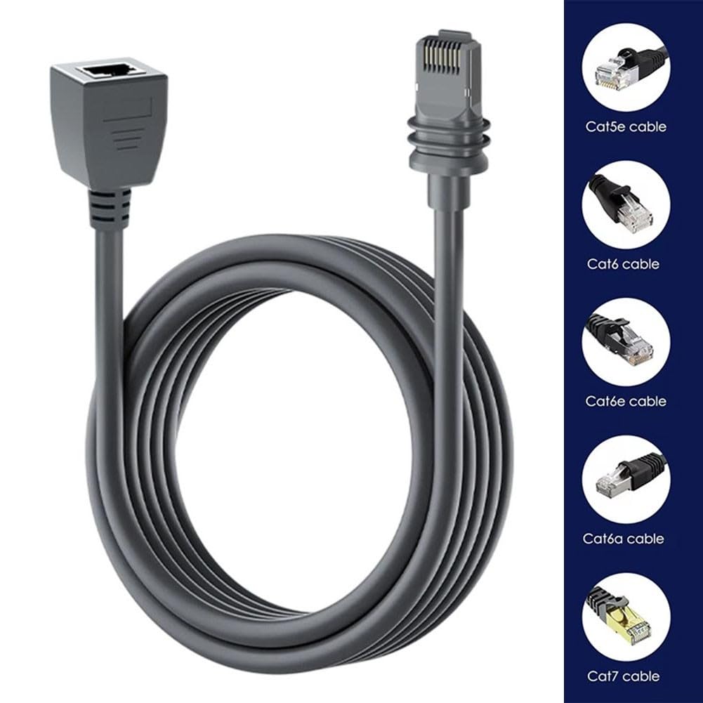 Adaptateur Ethernet haute vitesse pour Starlink V3, couplage d'extension-réparation étanche, signal Internet, câble de réception à double blindage (0,5 m)