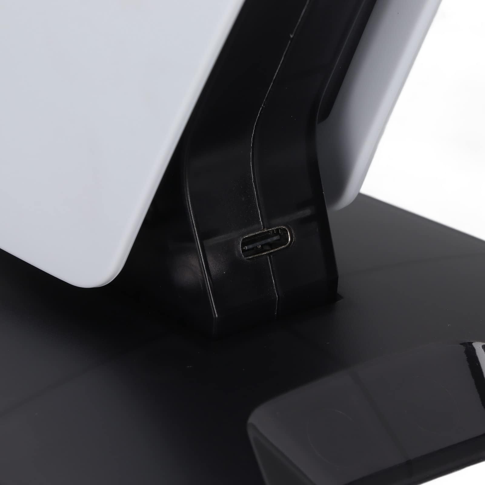 Ładowarka Kontrolera Stacja ładująca Kontrolera Bezprzewodowego z Portami USB i Kolorowym Niebieskim światłem LED, do ładowania Uchwytu Konsoli do Gier (Biały)
