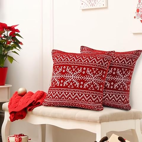 La Maison Christmas Chenille Cushion Covers Cover