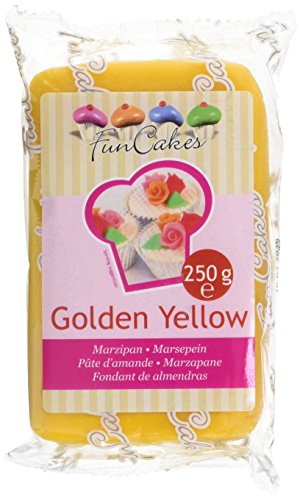FunCakes Pâte d'Amande Jaune 250 g FC99525