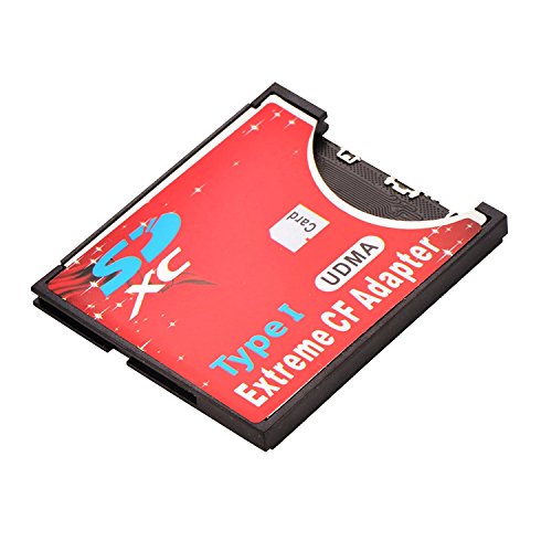 Guangyuweiye SDXCF SD SDHC SDXC to CF Type I Extreme/Ultimate Compact Flash Card Adapter