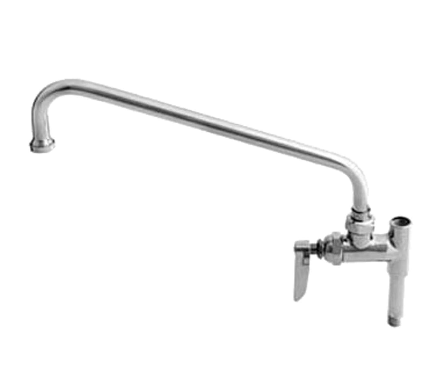 T&S Brass B-0156-05 Add-On Faucet with 12-Inch Nozzle, Lever Handle and 5-Inch Nipple