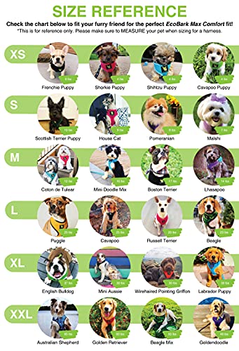 Ecobark Dog Harness - Eco-Friendly Max Comfort Harnesses - Luxurious Soft Mesh Halter - Over The Head Harness Vest- No Pull And No Choke Chest Body Collar For Medium & Large Breed Dogs (Pink, Xl) #TOP5