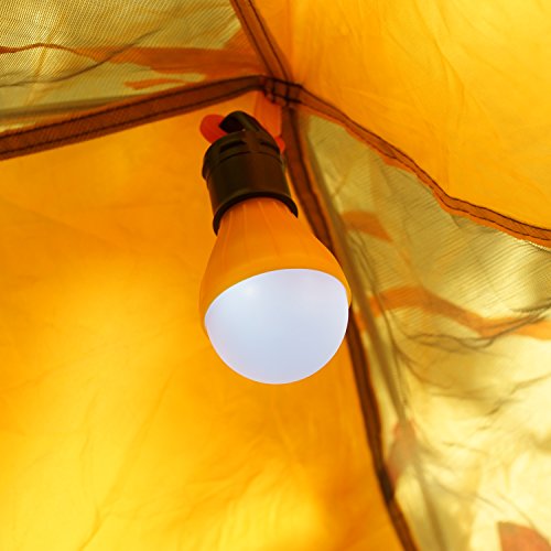 image for SlimK 2 Pack Portable LED Lantern Tent Light Bulb for Camping Hiking, 