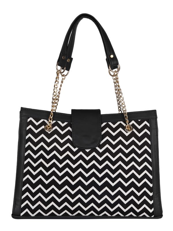 MINI WESST Womens Western Casual Textured Zip Tote Bag | Perfect for Office, College & Everyday Use (B0CKTFQGTF) Amazon Price History, Amazon Price Tracker
