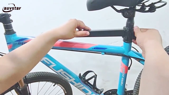 Auvstar Kindersitz Fahrrad Vorne - 360° Drehbar, Mit Fußstützen & Sicherheitsgurt - Für Kinder 1-3 Jahre