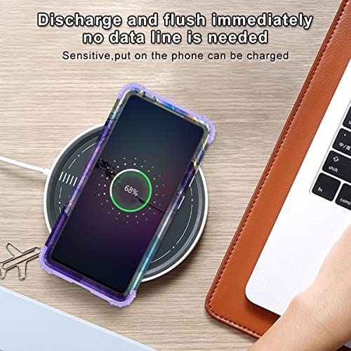 Rancase For Galaxy S20 Fe 5G Case,Three Layer Heavy Duty Shockproof Protection Hard Plastic Bumper +Soft Silicone Rubber Protective Case For Samsung Galaxy S20 Fe 5G,Purple #TOP6
