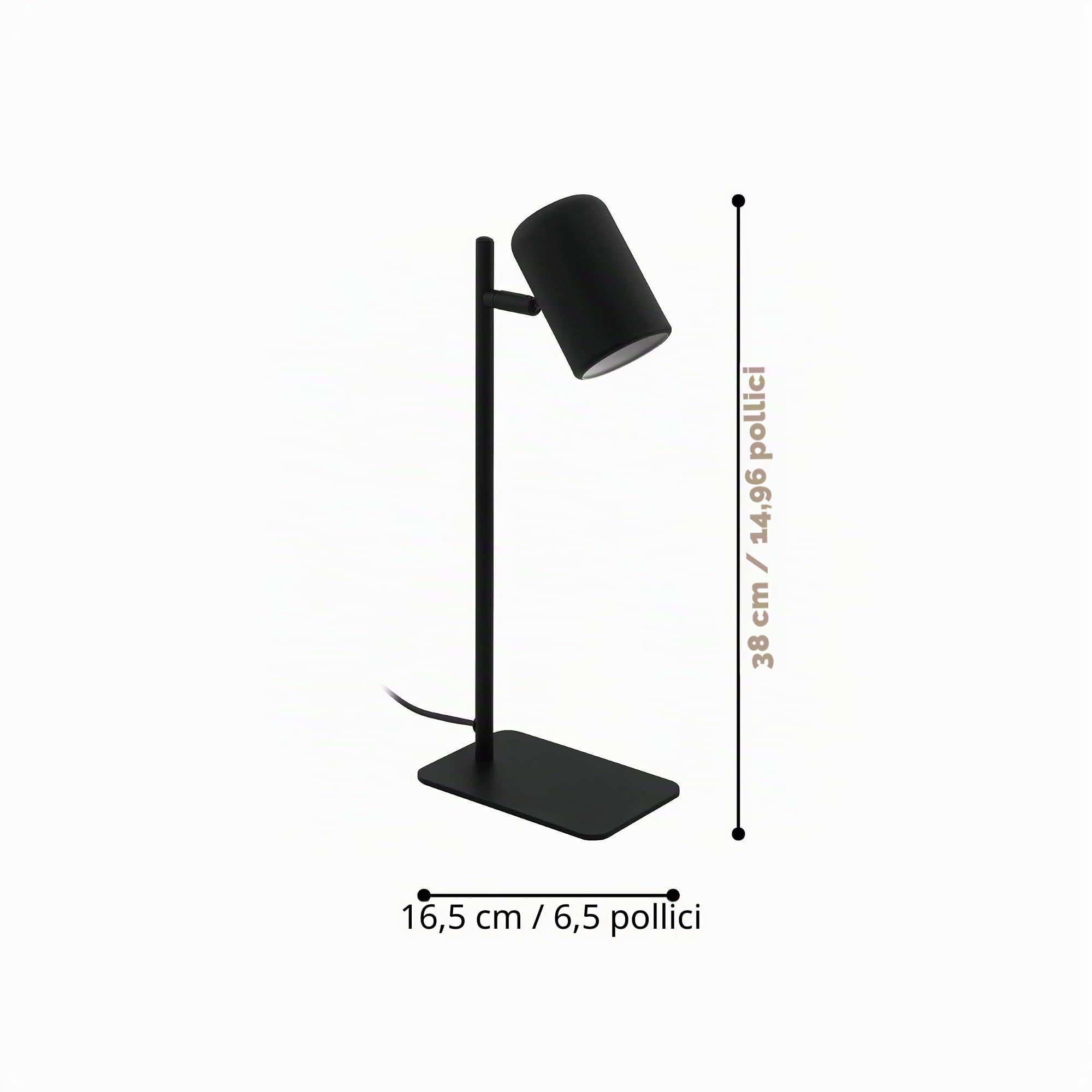 Eglo Led lampada da tavolo Ceppino, lampada da scrivania