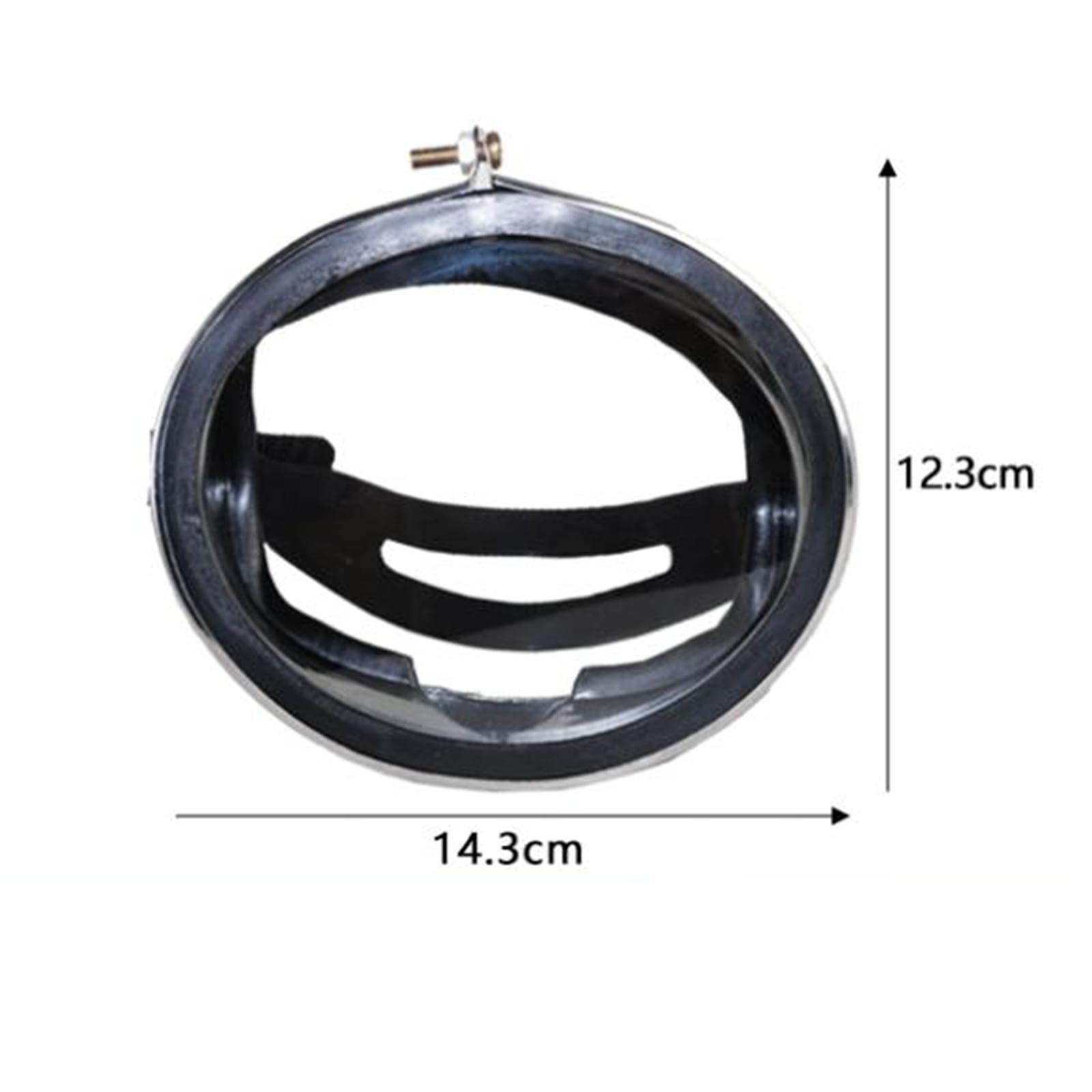 Maschera subacquea con lente trasparente in vetro temperato, comfort subacqueo, visione ampia, a prova di perdite, tipo 2