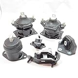 Motor & Transmission Mount Set Kit of 6 For 2003-2007 Honda Accord 3.0L V6 Automatic