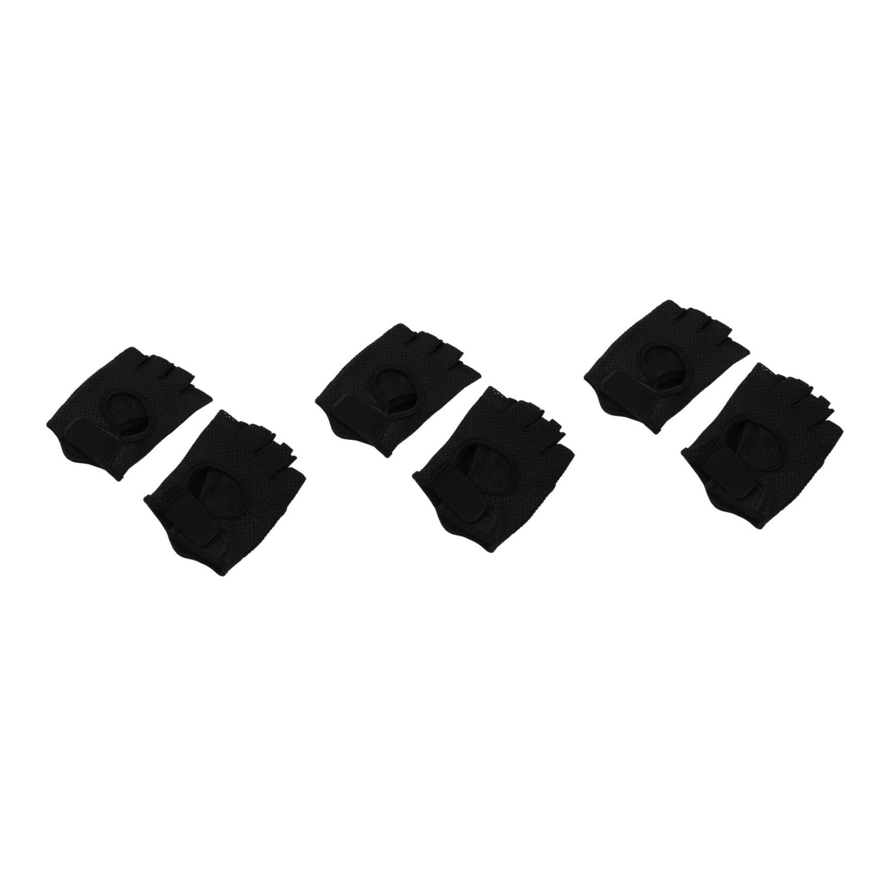 Toddmomy 4 Pares De Guantes Transpirables para Fitness Guantes De Esquí para Hombre Sin Dedos De Ciclismo De Levantamiento De Pesas para Hombre