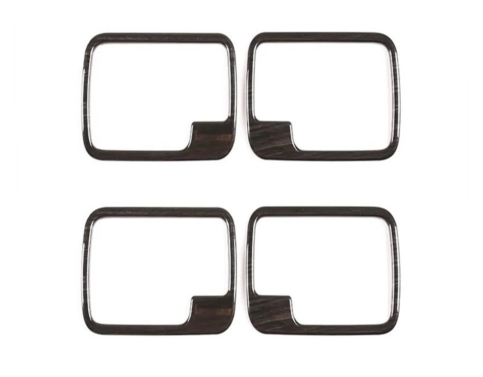 Interior Upgrade for Land for Rover for Discovery 3 LR3 2004-2009 Car Interior Frame Decoration Sticker Car Accessories Black Wood Grain
