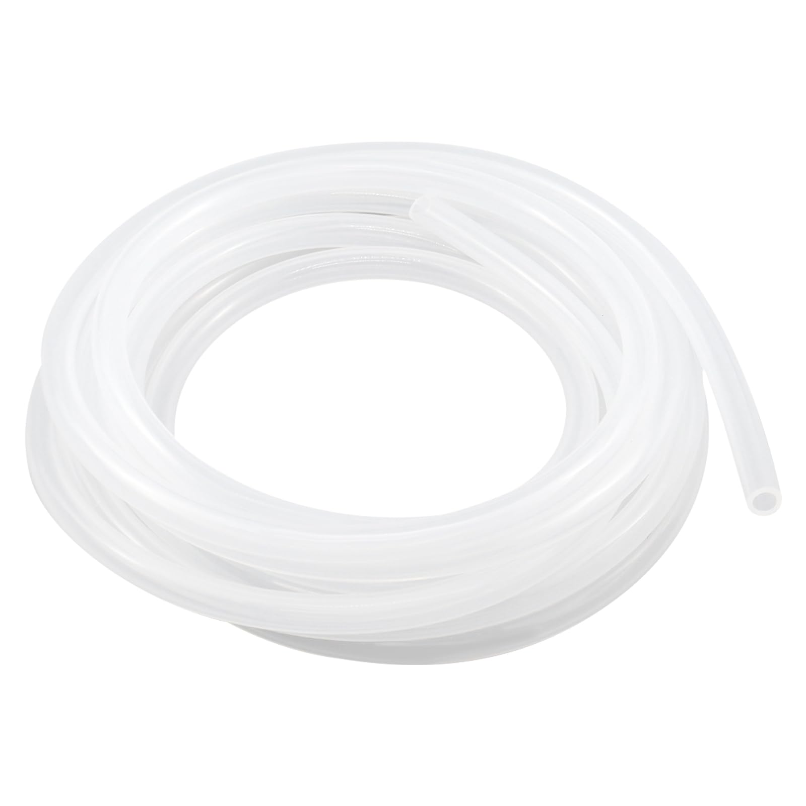 Tubo in silicone 7 mm ID x 11 mm OD, 5 m tubo trasparente, per casa, acqua potabile, industriale (spessore parete 0,2 cm)