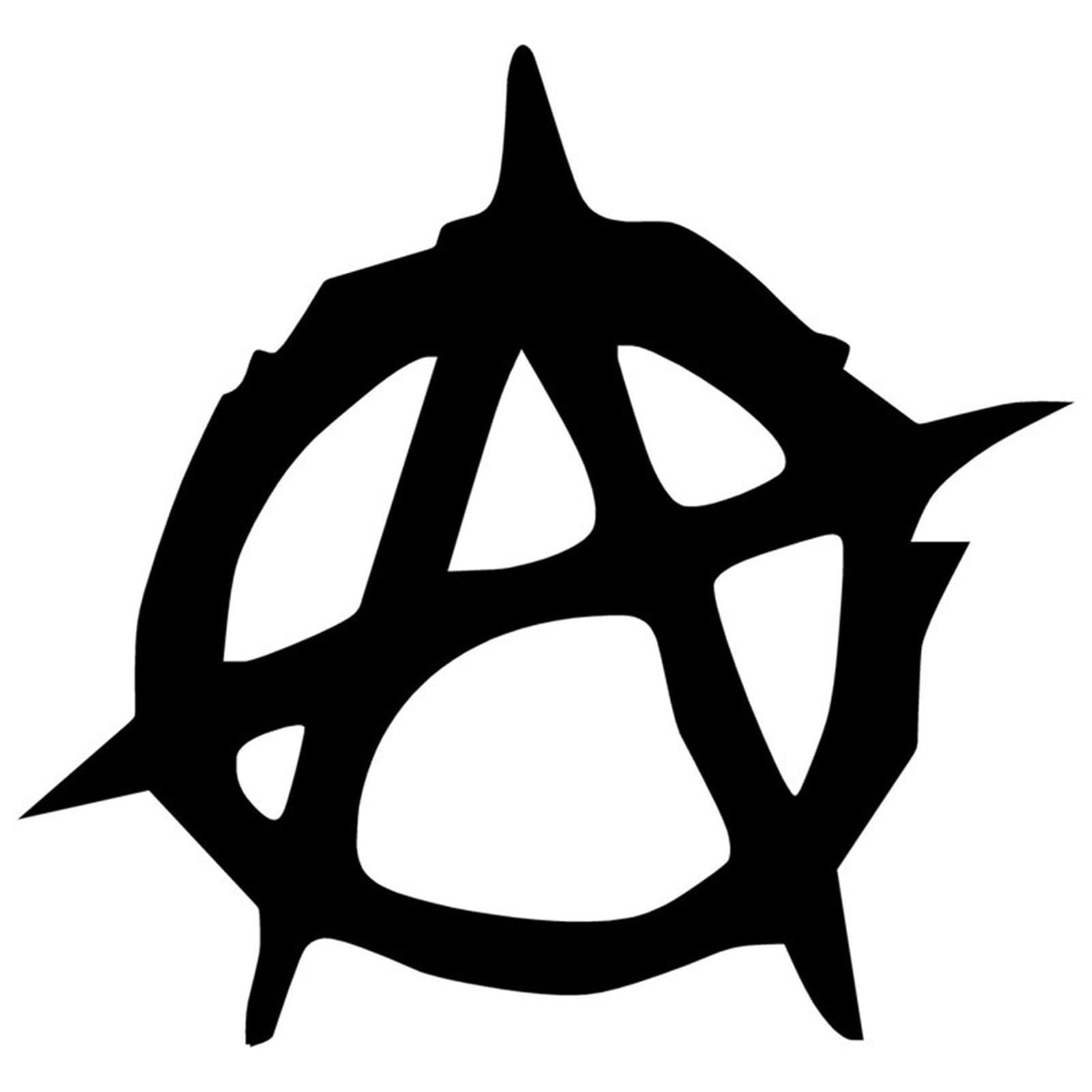 matumou Anarchy Symbol Car-Styling Truck Body Window Decals Reflective Sticker Decor