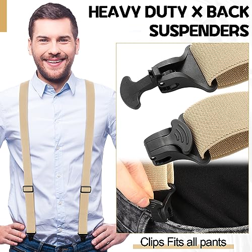 Image of Janmercy Men X-Back Hidden Suspender Airport Friendly