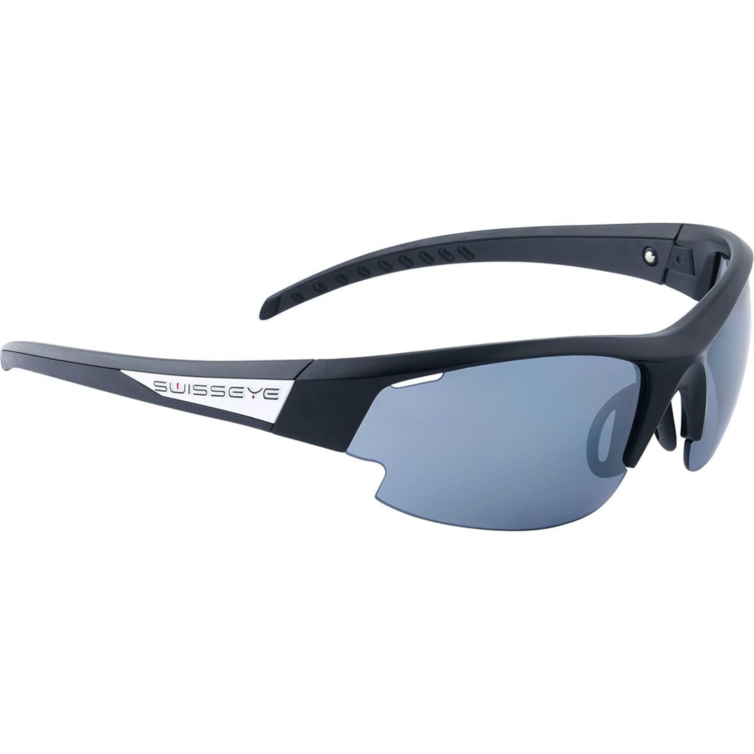 SWISSEYE Gardosa Re+ S Sportbrille (100% UVA-, UVB- und UVC-Schutz, splitterfreies Material, inkl. Etui & 2 Wechselscheiben)