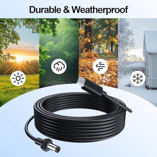 UBeesize Starlink Mini 10FT USB-C to DC Power Cable, 18AWG Waterproof Cord - image 7
