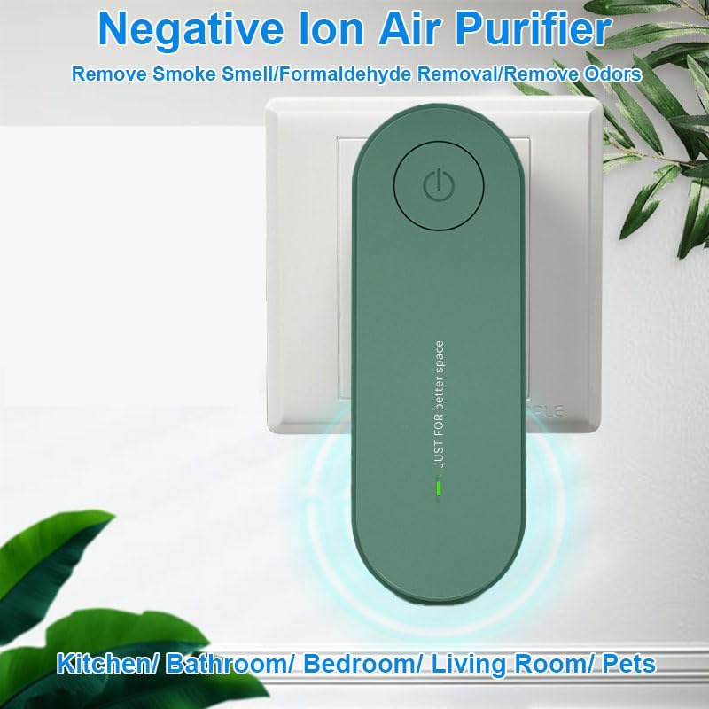 Purificador de aire portátil con 20M iones negativos 4 unidades miniatura 2
