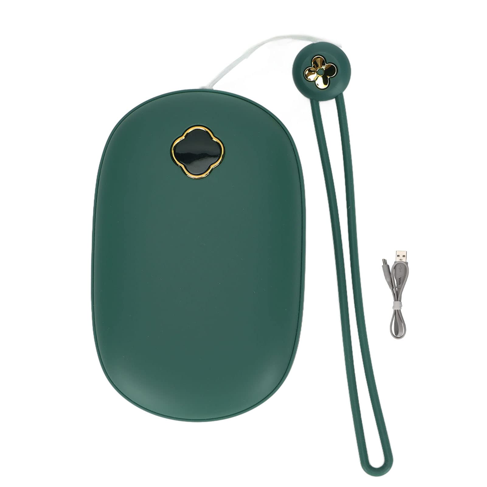 10000 MAh Tragbarer Elektrischer USB-Handwärmer für Camping, Wiederaufladbarer und Schnell Aufheizender Handwärmer, Powerbank für Outdoor-Sportarten und Notfall-Backup-Batterie