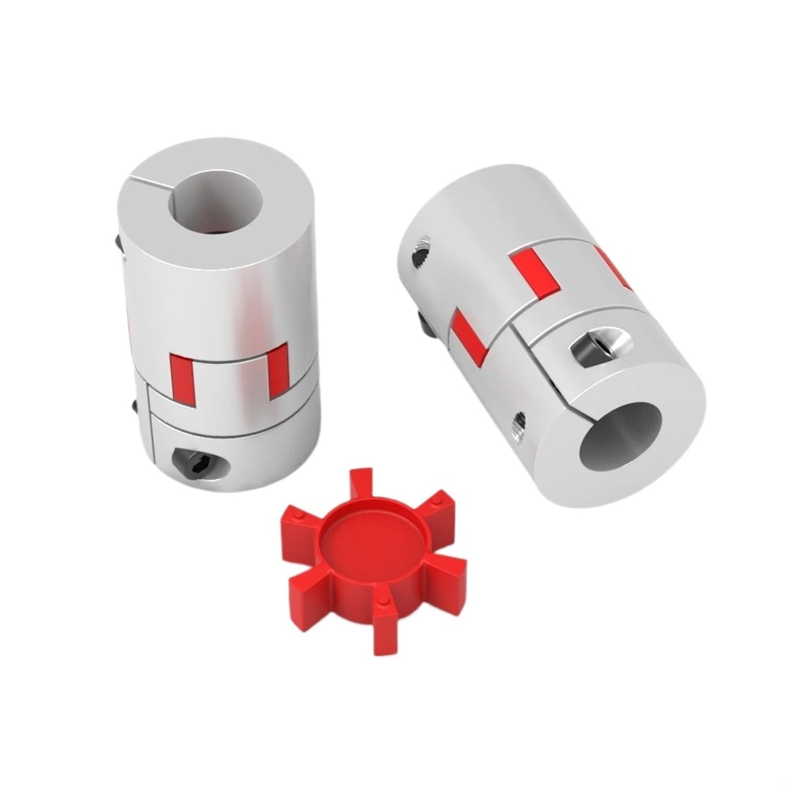 XB D40L66A Coupleur à Trois mâchoires en Aluminium Plum Accouplement d'arbre Flexible Connecteur de Moteur Accouplements Flexibles 8 mm-22 mm(10mm-19mm)