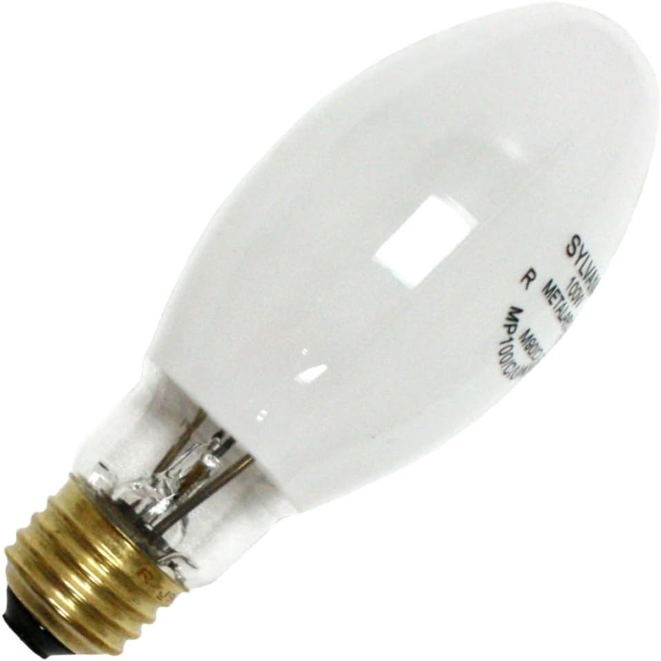 Sylvania 100W Metal Halide ED17 Light Bulb, E26 Medium Base, 1 Pack, White