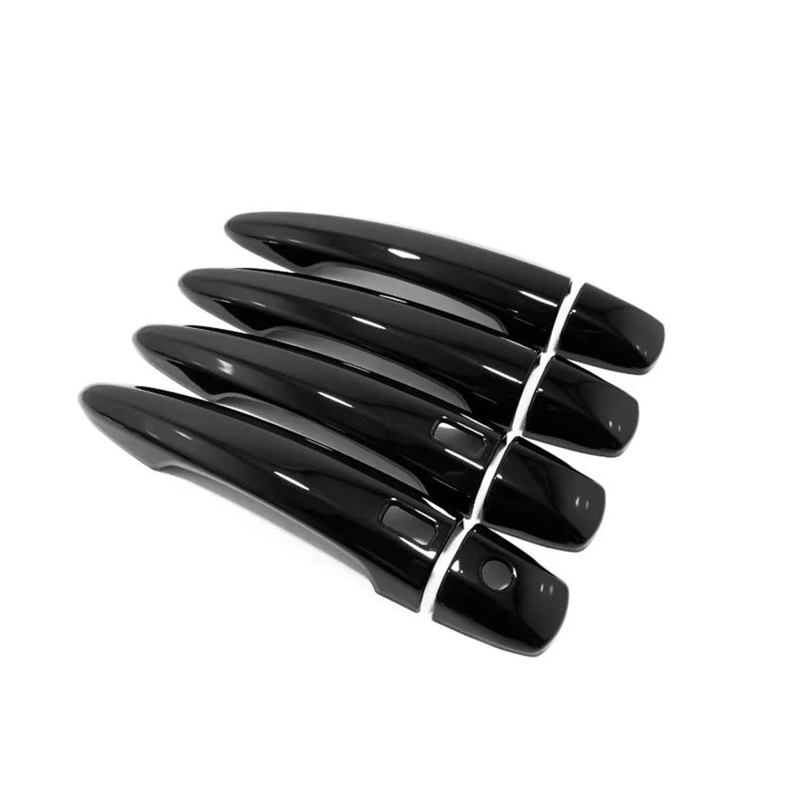 Cavinbdz Black B Car Exterior Door Handle Cover For Nissan For Altima For Teana For Sentra For Sylphy For X-Trail For Rogue T33 For Qashqai J12 (Black B)