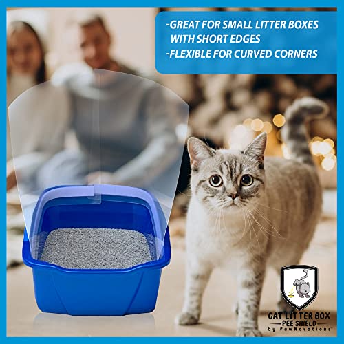 Cat Litter Box Pee Shields (3 Pack) - Litter Box Not Included #TOP4