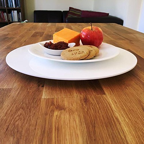 Acrylic Lazy Susan by Super Cool Creations, White - Standard