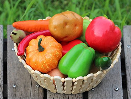 12pcs Greens Artifical Foam Chili Vegetable Fake Fruit Pepper Decor Lifelike Props