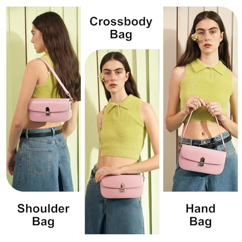 Image of LA FESTIN Small Genuine Leather Purses for Women Designer Shoulder Purse