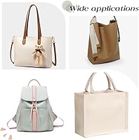 Vista 6 de PH PandaHall 6 piezas de 12 x 8 pulgadas de plástico rectangular para bolso de mano, inserto inferior de bolsa, estabilizador de bolsa transparente