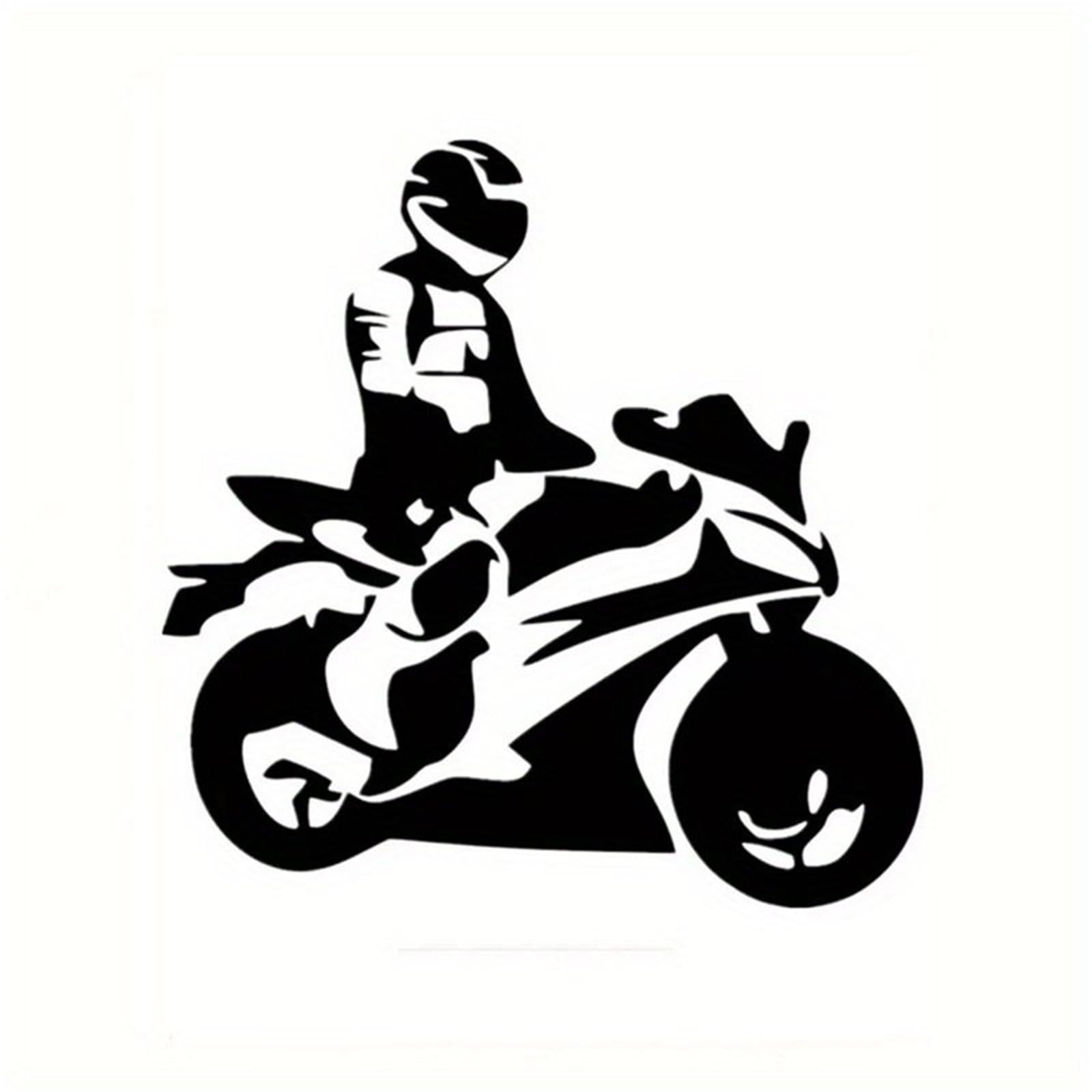 FGLFPXI Motorcycle Riders Sticker, Waterproof Decal for Motorcycle, Car, Truck, Laptop, Phone, Window, Boat Scooter