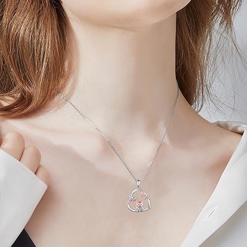 Cehuzeli Collier Corgi 925 collier de chien en argent Sterling pour les femmes cadeaux Corgi pour les amoureux de Corgi bijoux animaux mignons – vue 3