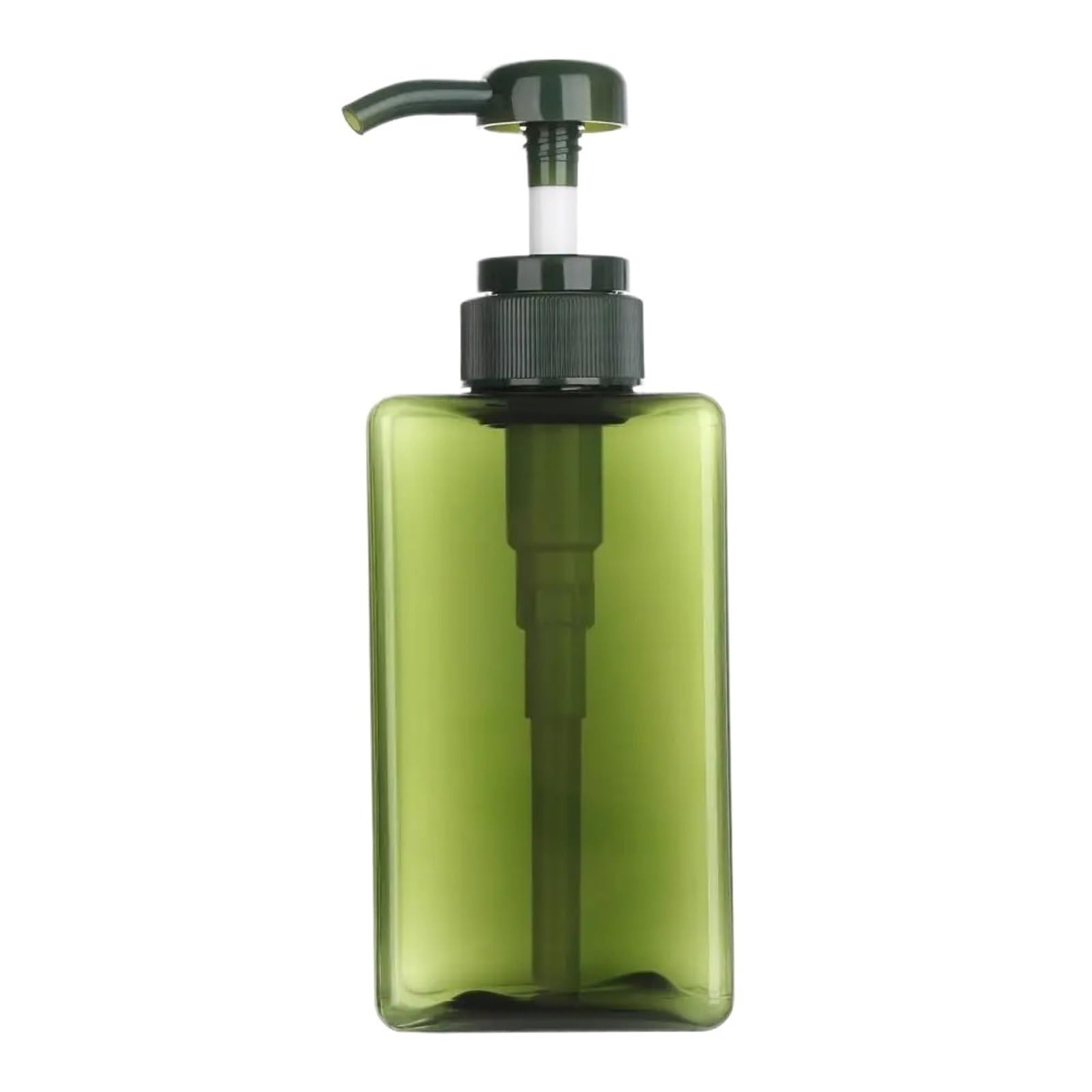 SKPVPOKOYL Square Pump Bottlesnding Shampoo Lotion Shower Gel Allocator Travel Bottles for Toiletries(Green,650ml)