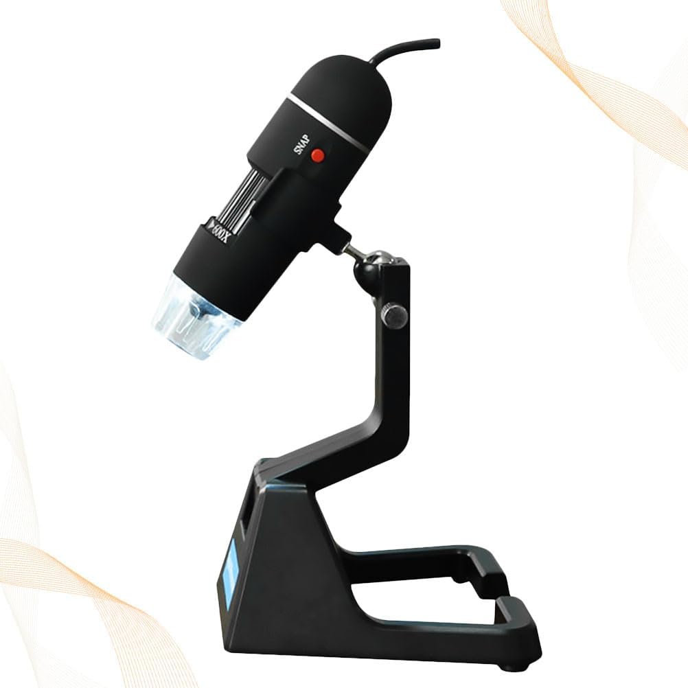 ARTIBETTER USB Digital Microscope 2 Million Handheld Microscope with Led Light Flexible Arm Portable 4.40 Inch Magnifier for Jewelry Coin Inspection Industrial Electronics