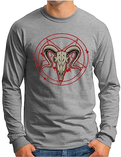 T-shirt athée Baphomet OM3 manches longues pour affirmer son style