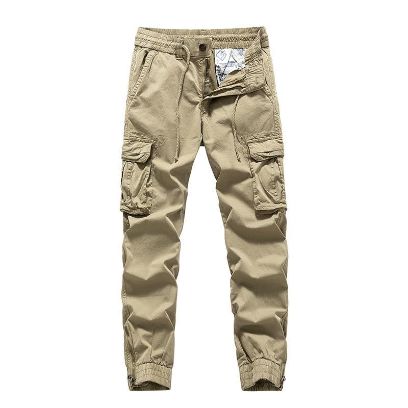 Pantalon cargo ample en coton délavé idéal pour les sorties urbaines - 2