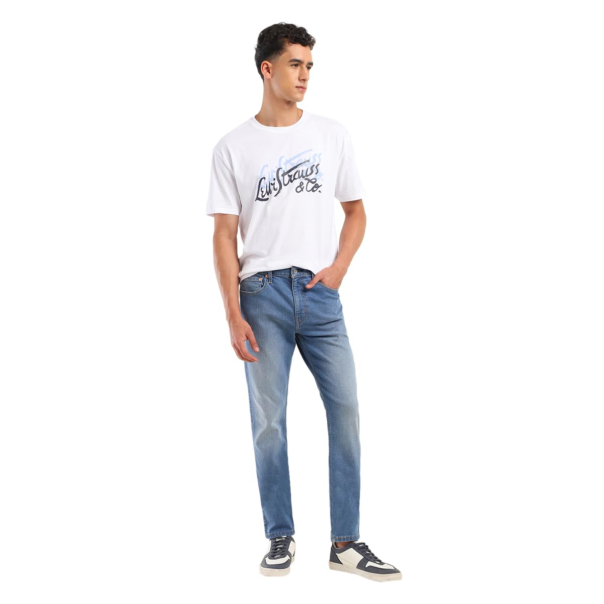 levi's Men's 512 Slim Tapered Fit Mid Rise Blue Jeans-picture-10