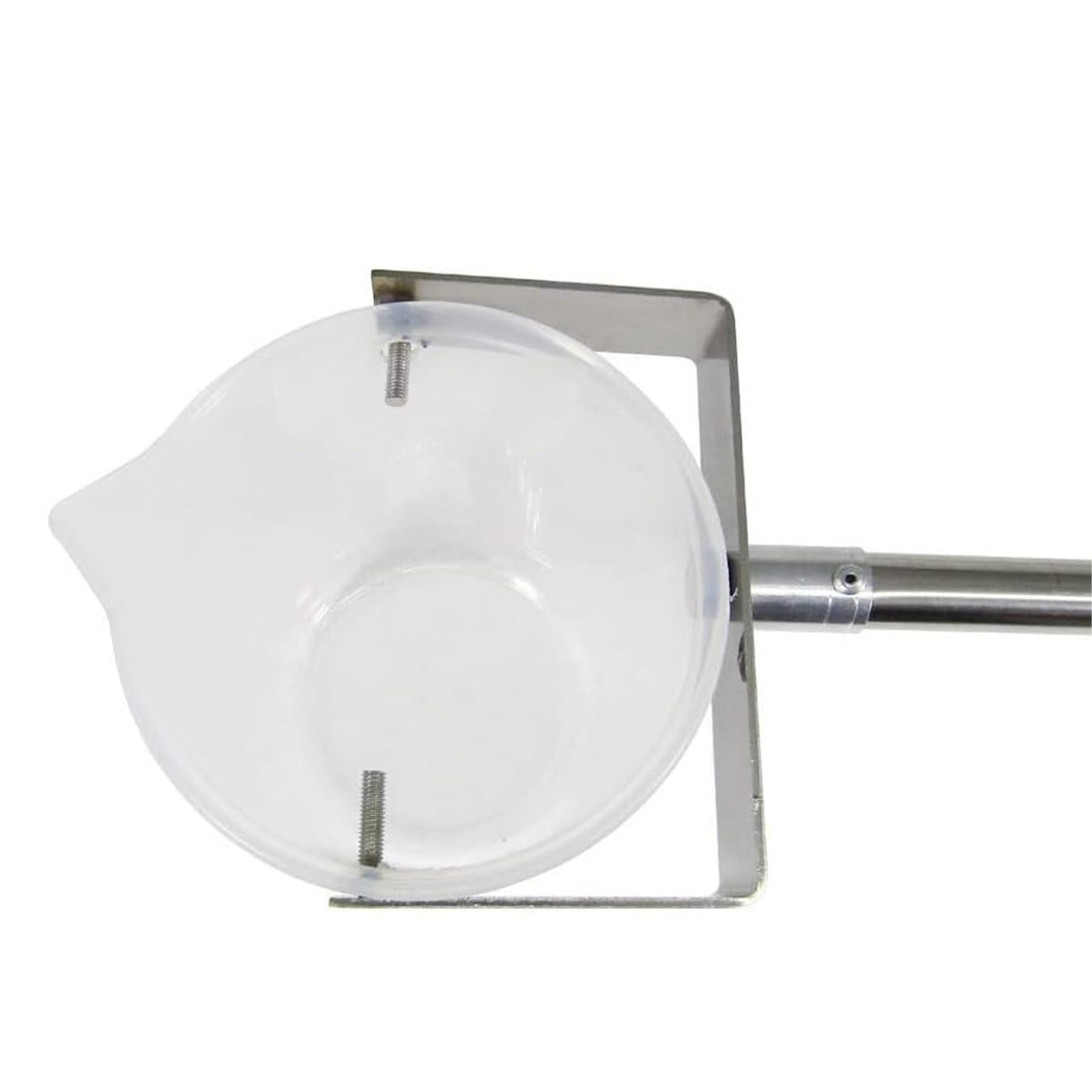 Tragbares Probengefäß,Vertikaler Teleskop Wasserproben Set,Schöpfkelle Edelstahl,Pendelbecher Probenehmer Stange für Flüsse/Wasserauslässe