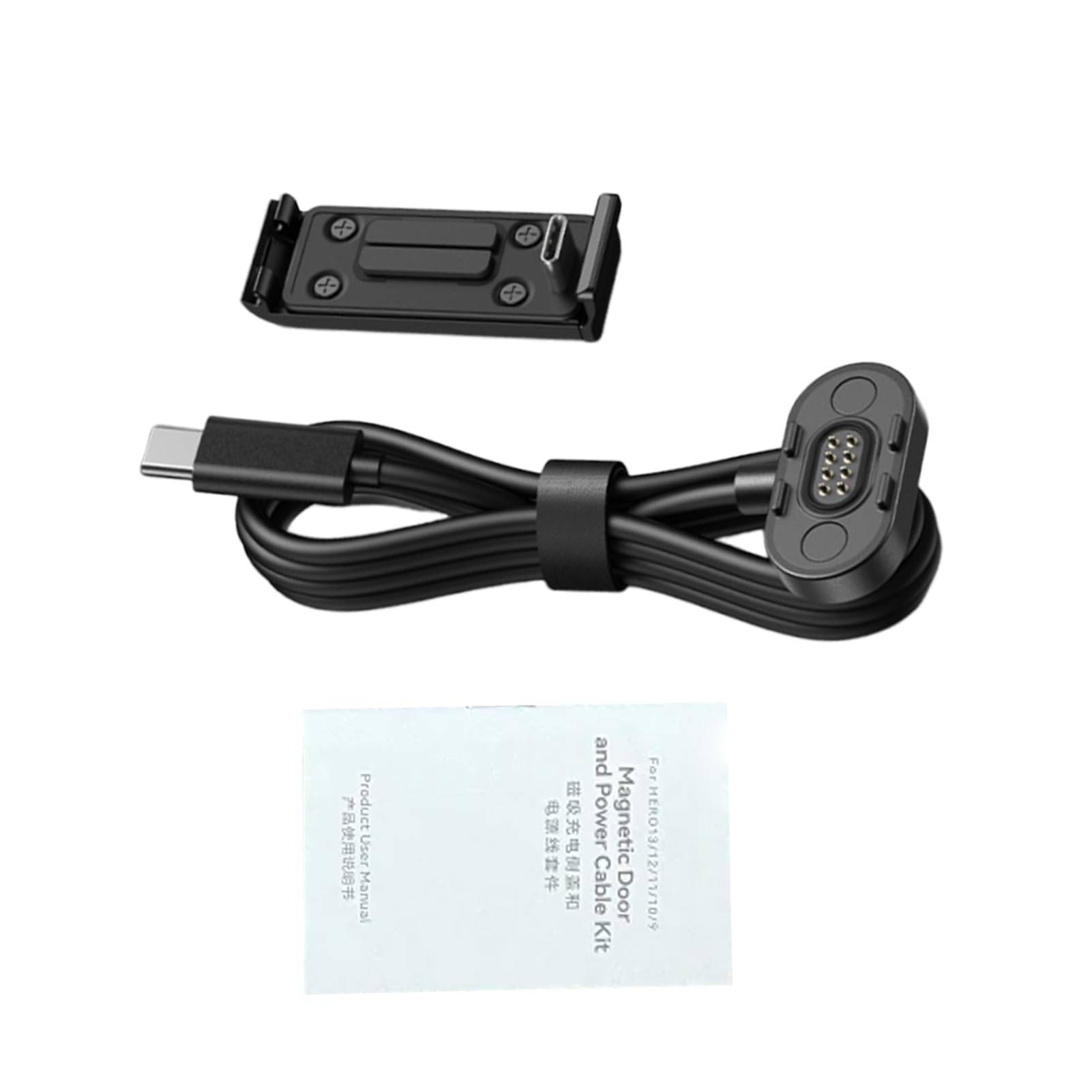 Cryfokt Custodia Magnetica per Fotocamera Action, Supporto di Ricarica e