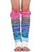 Superbaby Women's Boho Knitted Warm Long Leg Warmers (Rainbow)